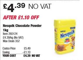 Nesquik Chocolate Powder
