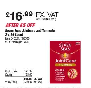 Seven Seas Jointcare and Turmeric 2 x 60 Count