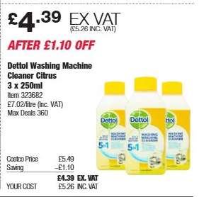 Dettol Washing Machine Cleaner Citrus