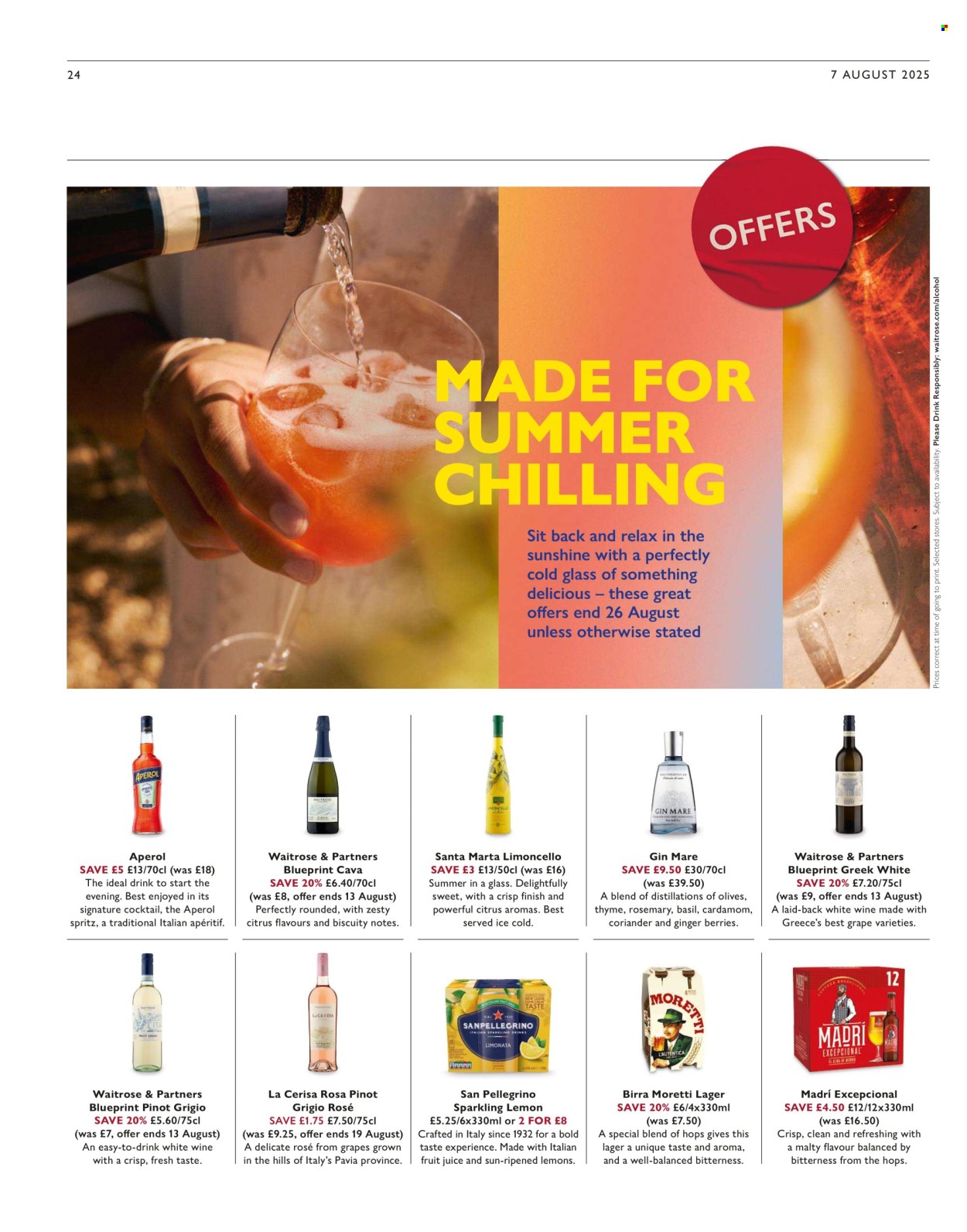 Waitrose offer - 07/08/2025 - 26/08/2025. Page 24