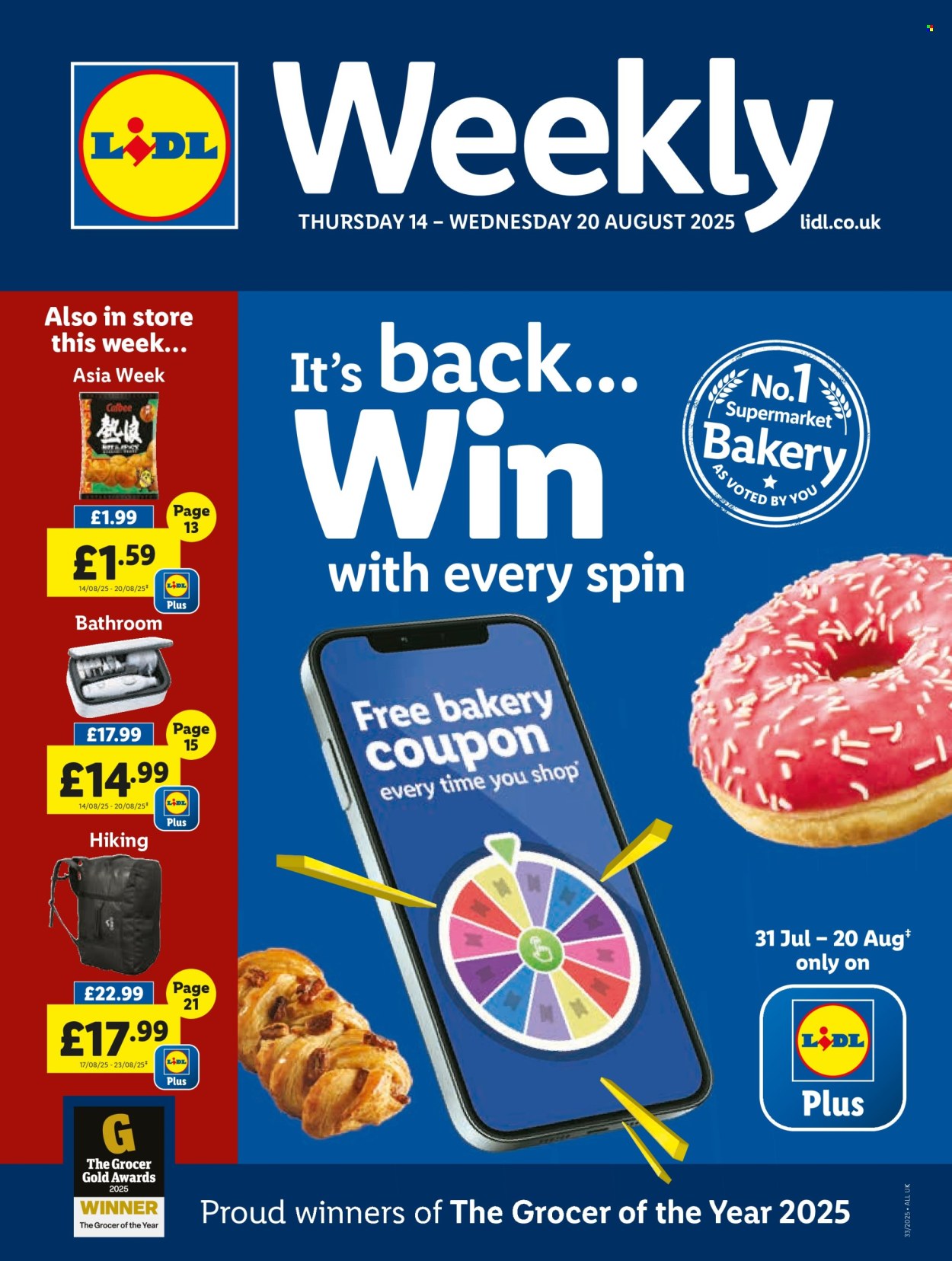 Lidl offer - 14/08/2025 - 20/08/2025. Page 1