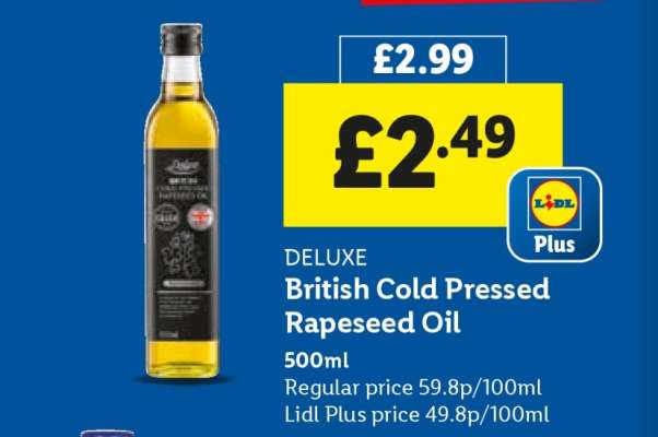 DELUXE British Cold Pressed Rapeseed Oil