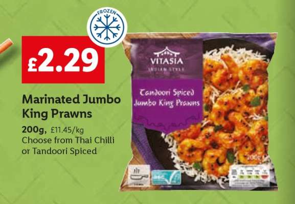 Marinated Jumbo King Prawns