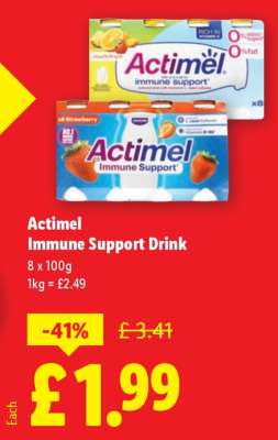 Actimel Immune Support Drink