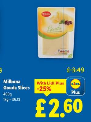 Milbona Gouda Slices