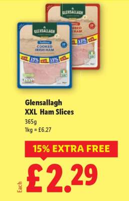 Glensallagh XXL Ham Slices