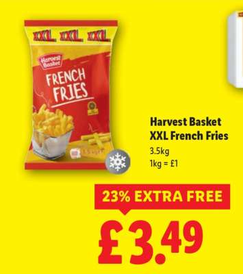Harvest Basket XXL French Fries