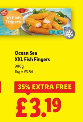 Ocean Sea XXL Fish Fingers