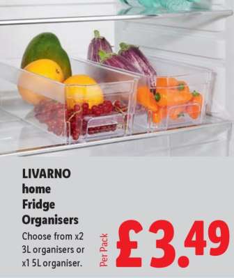 LIVARNO home Fridge Organisers