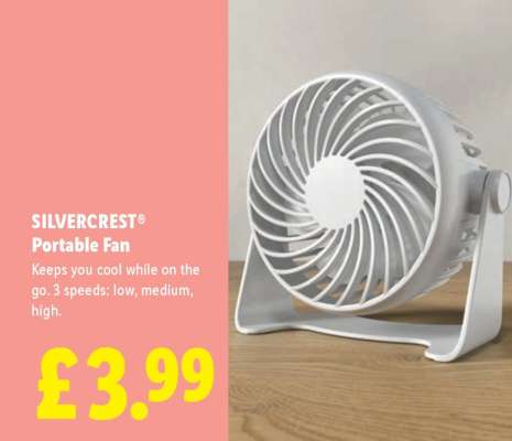 SILVERCREST® Portable Fan