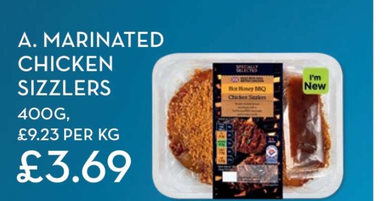 Marinated Chicken Sizzlers