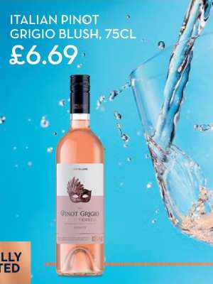 Italian Pinot Grigio Blush, 75cl
