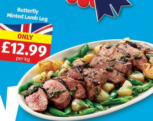 Butterfly Minted Lamb Leg