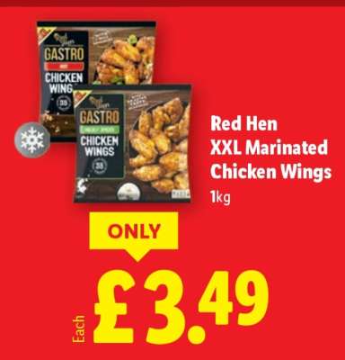 Red Hen XXL Marinated Chicken Wings