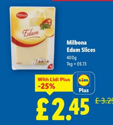 Milbona Edam Slices