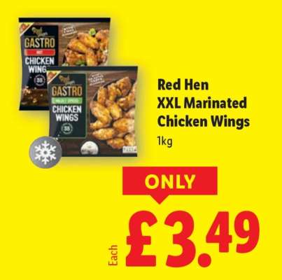 Red Hen XXL Marinated Chicken Wings