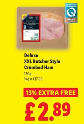 Deluxe XXL Butcher Style Crumbed Ham