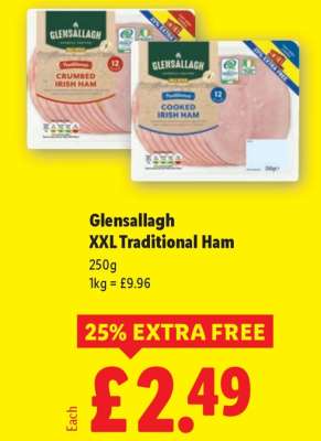Glensallagh XXL Traditional Ham