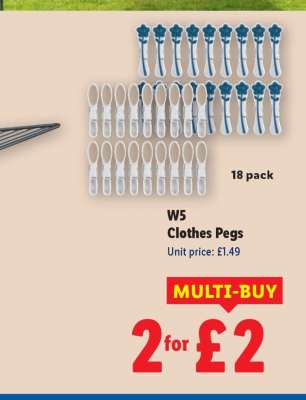 W5 Clothes Pegs