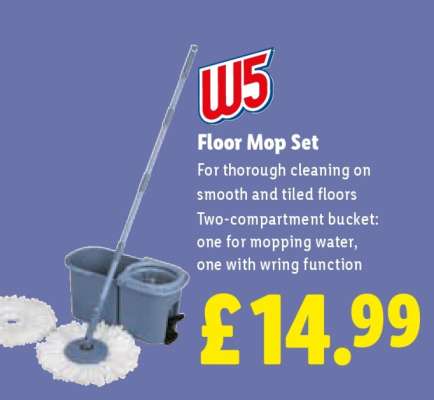 W5 Floor Mop Set
