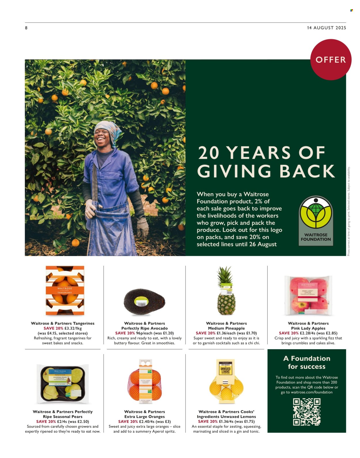 Waitrose offer - 16/08/2025 - 26/08/2025. Page 8