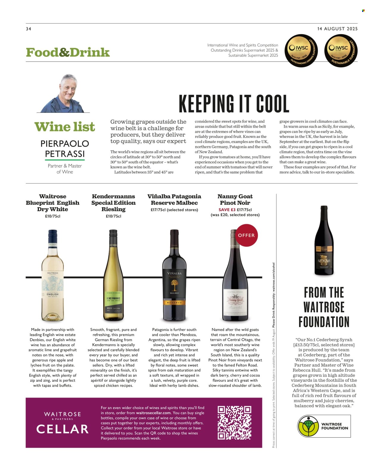 Waitrose offer - 16/08/2025 - 26/08/2025. Page 34
