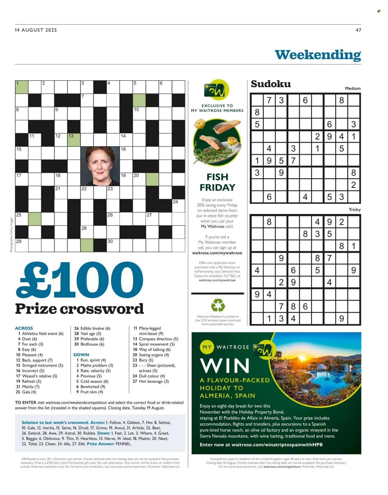 Waitrose offer - 16/08/2025 - 26/08/2025. Page 47