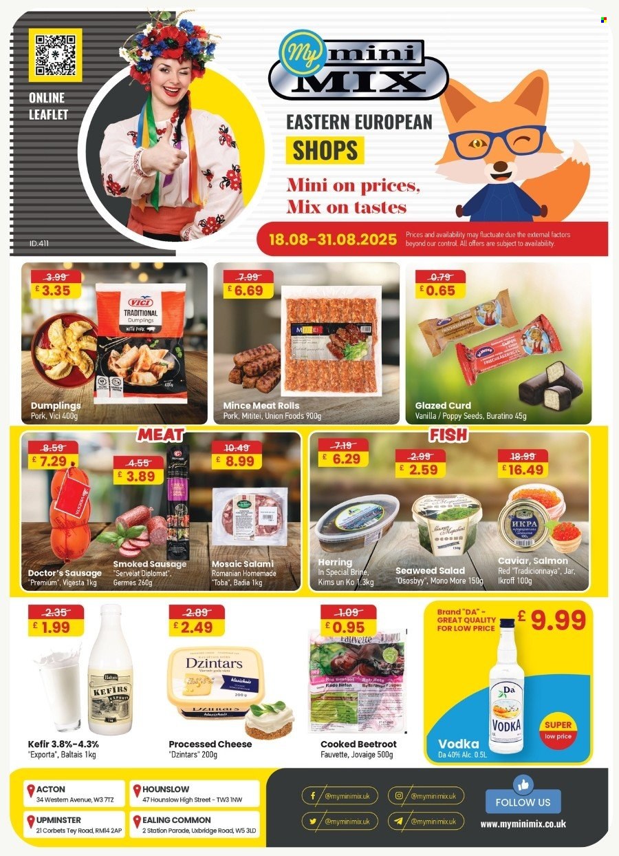 MyMINIMIX offer - 18/08/2025 - 31/08/2025. Page 1