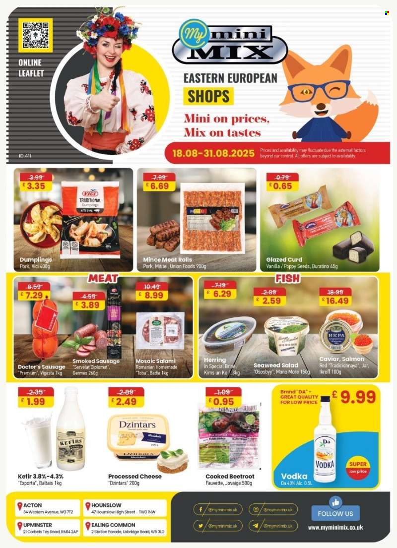 MyMINIMIX offer  - 18/08/2025 - 31/08/2025.