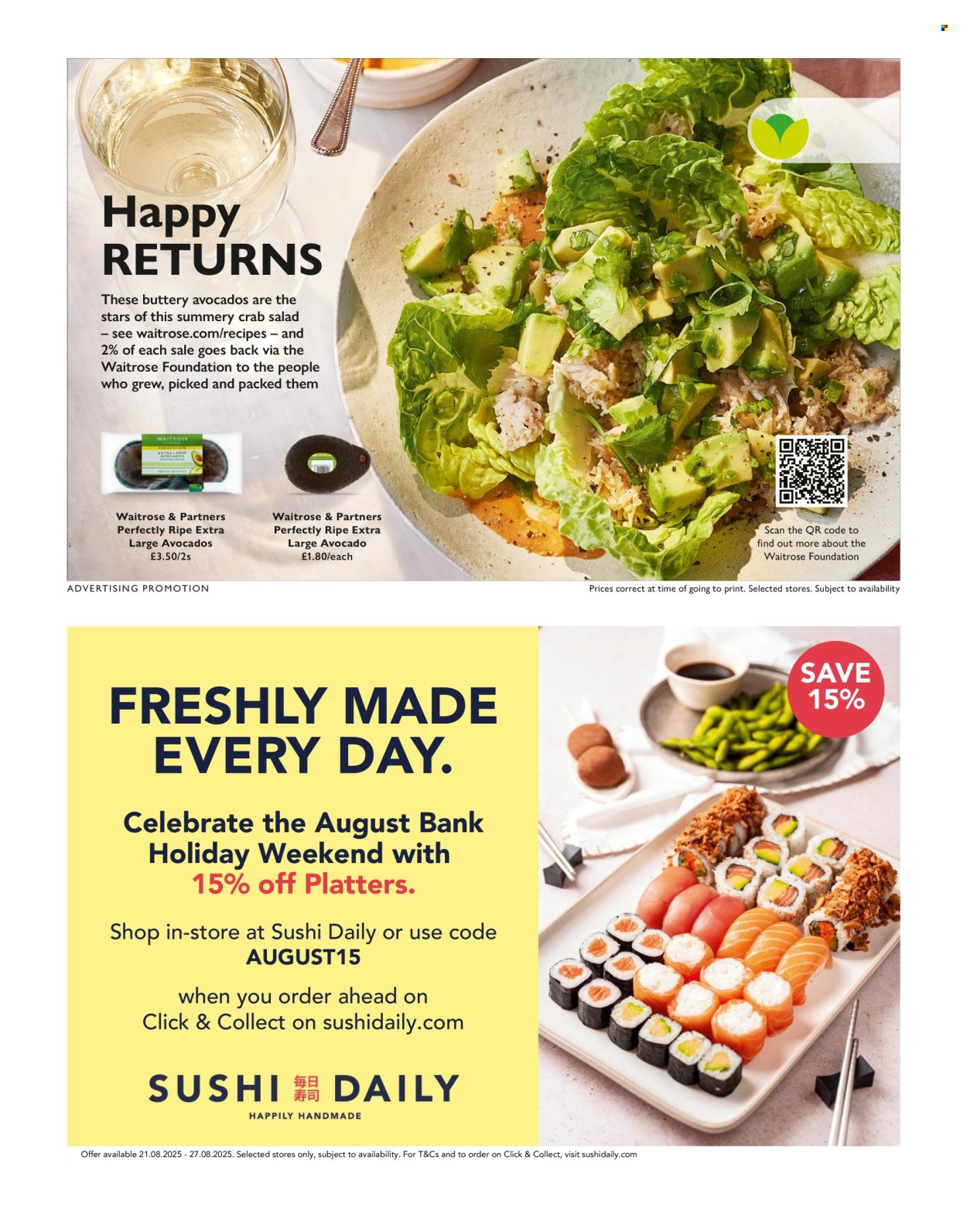 Waitrose offer. Page 20