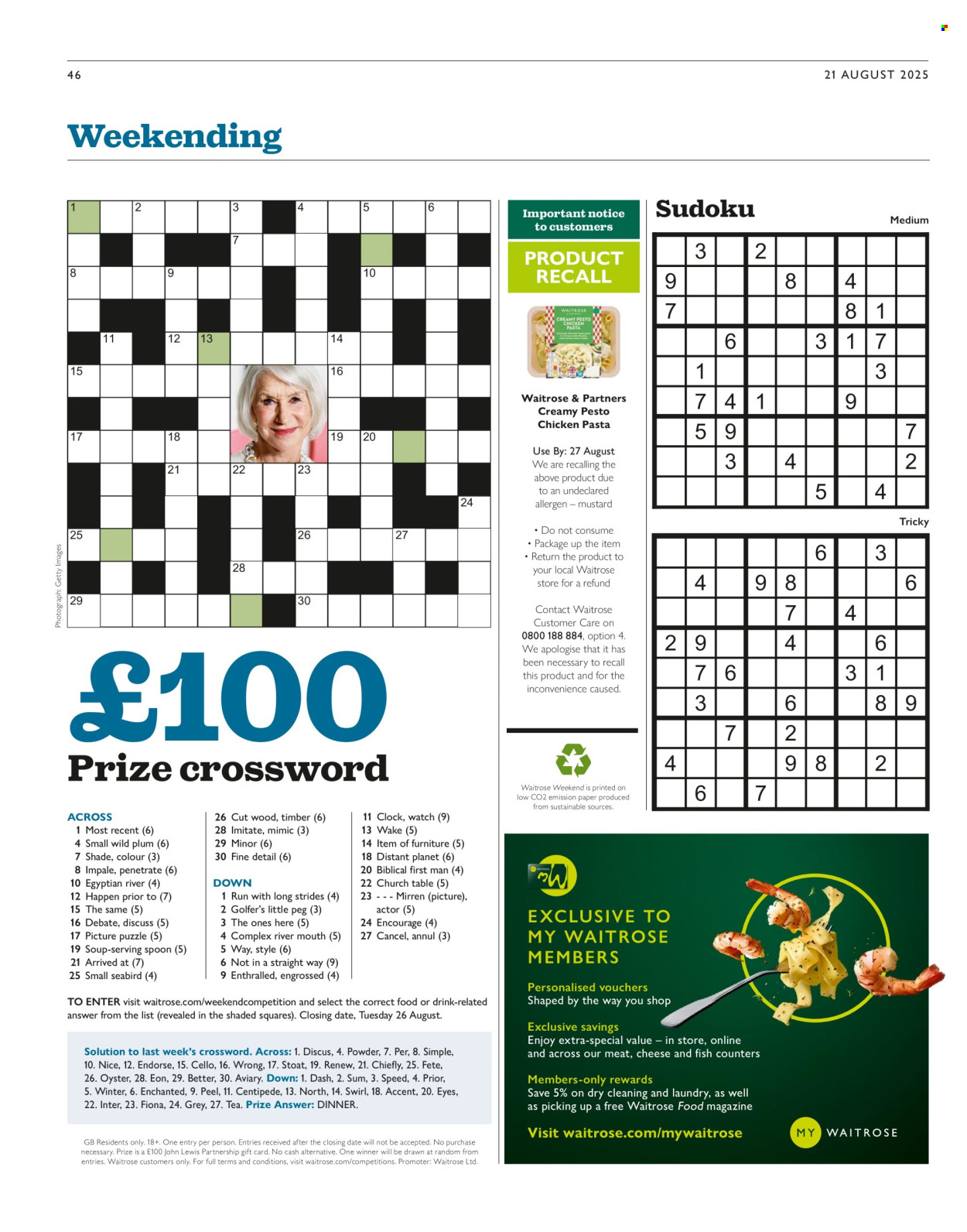 Waitrose offer. Page 46