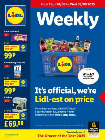 Lidl offer  - 28/08/2025 - 03/09/2025.