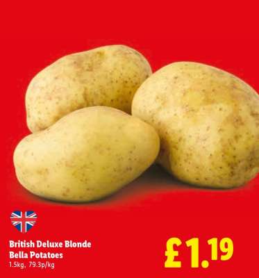 British Deluxe Blonde Bella Potatoes