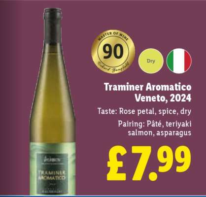 Traminer Aromatico Veneto, 2024