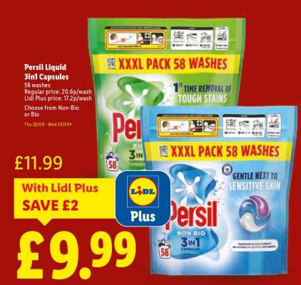 Persil Liquid 3in1 Capsules