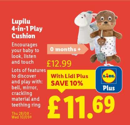 Lupilu 4-in-1 Play Cushion