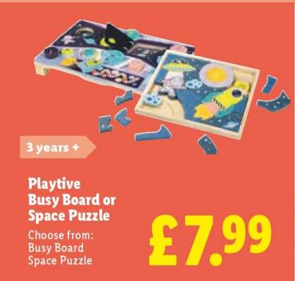 Playtive Busy Board or Space Puzzle