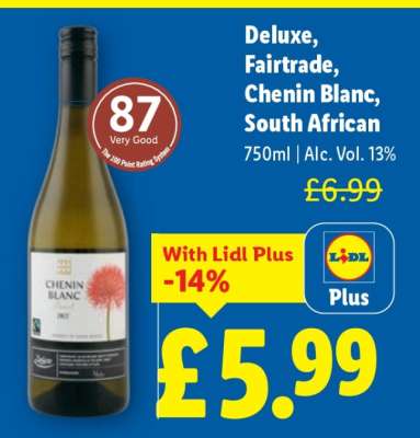 Deluxe, Fairtrade, Chenin Blanc, South African