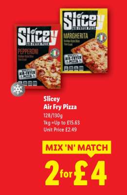 Slicey Air Fry Pizza
