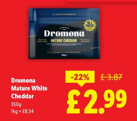 Dromona Mature White Cheddar