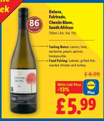 Deluxe, Fairtrade, Chenin Blanc, South African