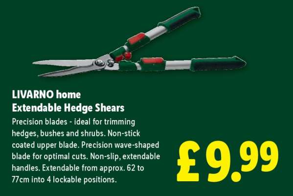 LIVARNO home Extendable Hedge Shears