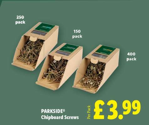PARKSIDE® Chipboard Screws
