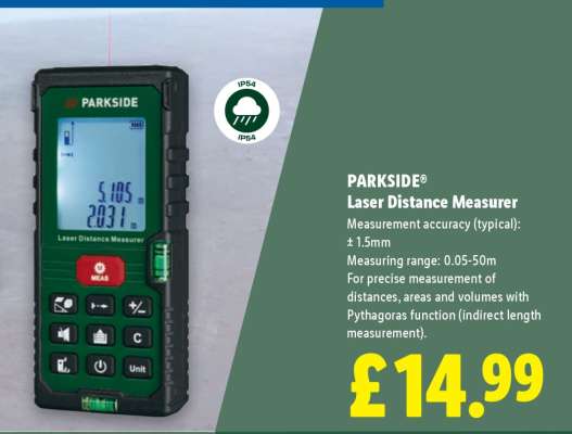 PARKSIDE® Laser Distance Measurer
