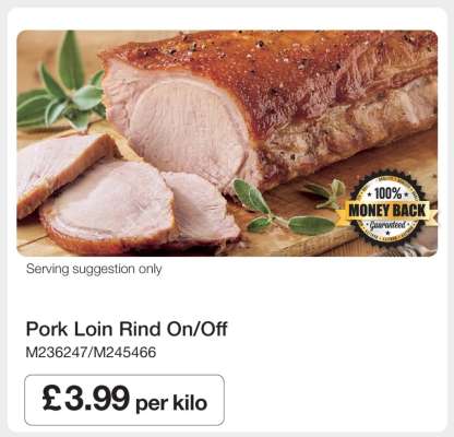 Pork Loin Rind On/Off