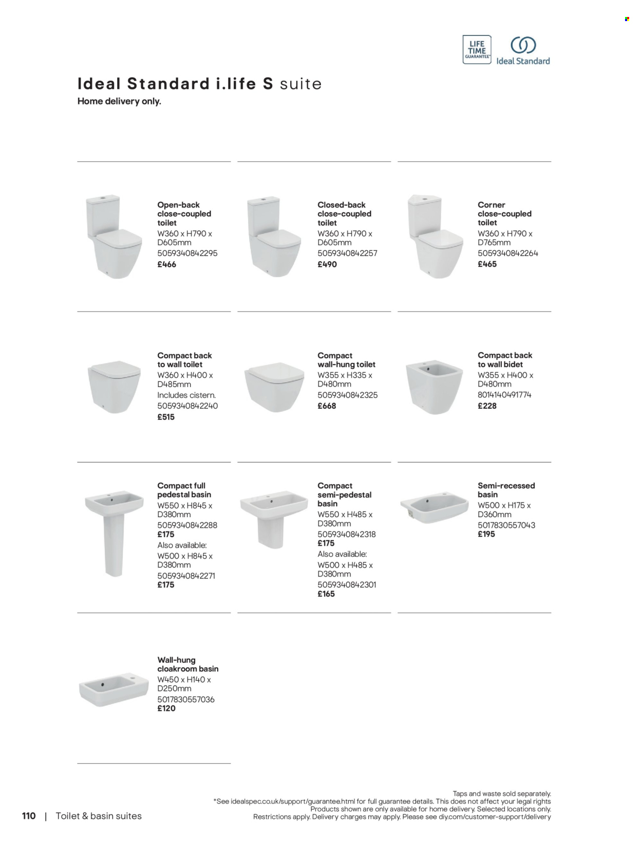 B&Q offer. Page 110