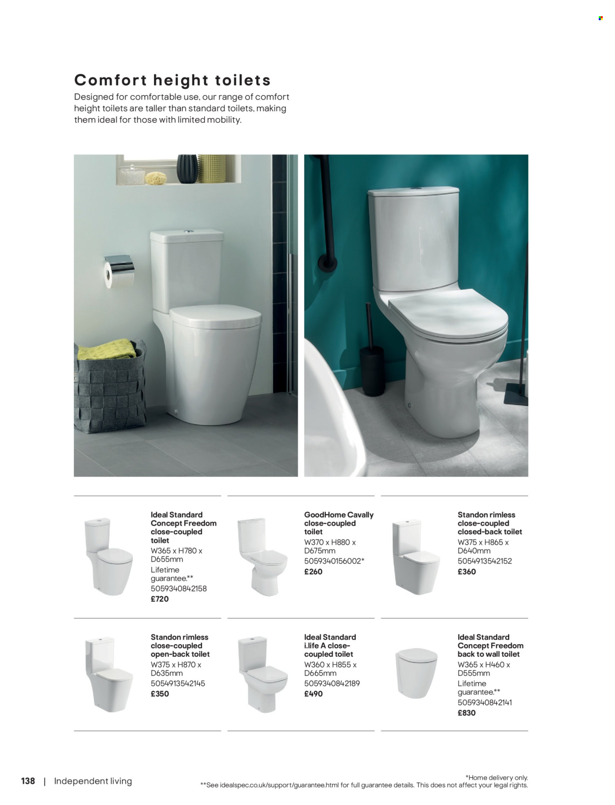 B&Q offer. Page 138