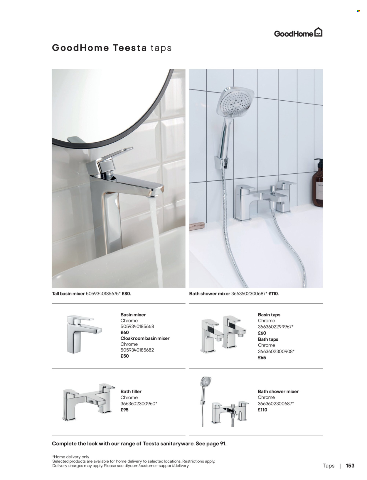 B&Q offer. Page 153