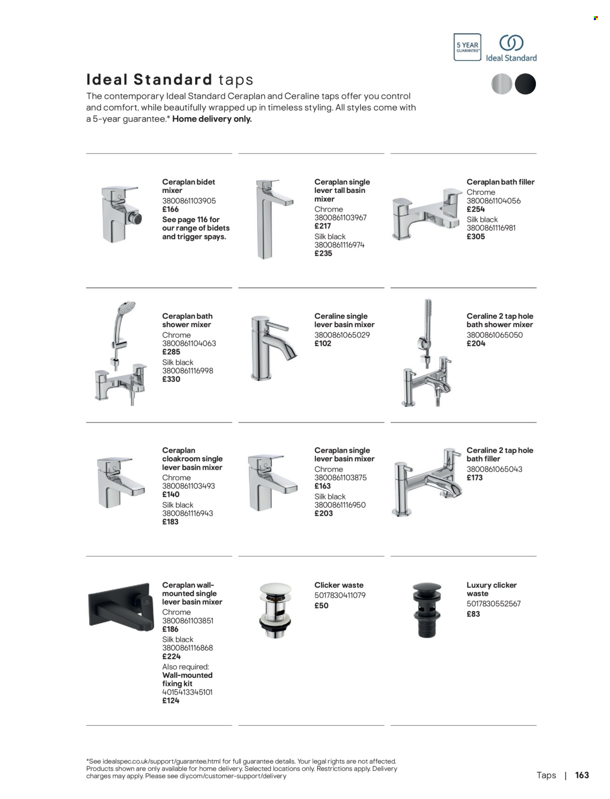B&Q offer. Page 163