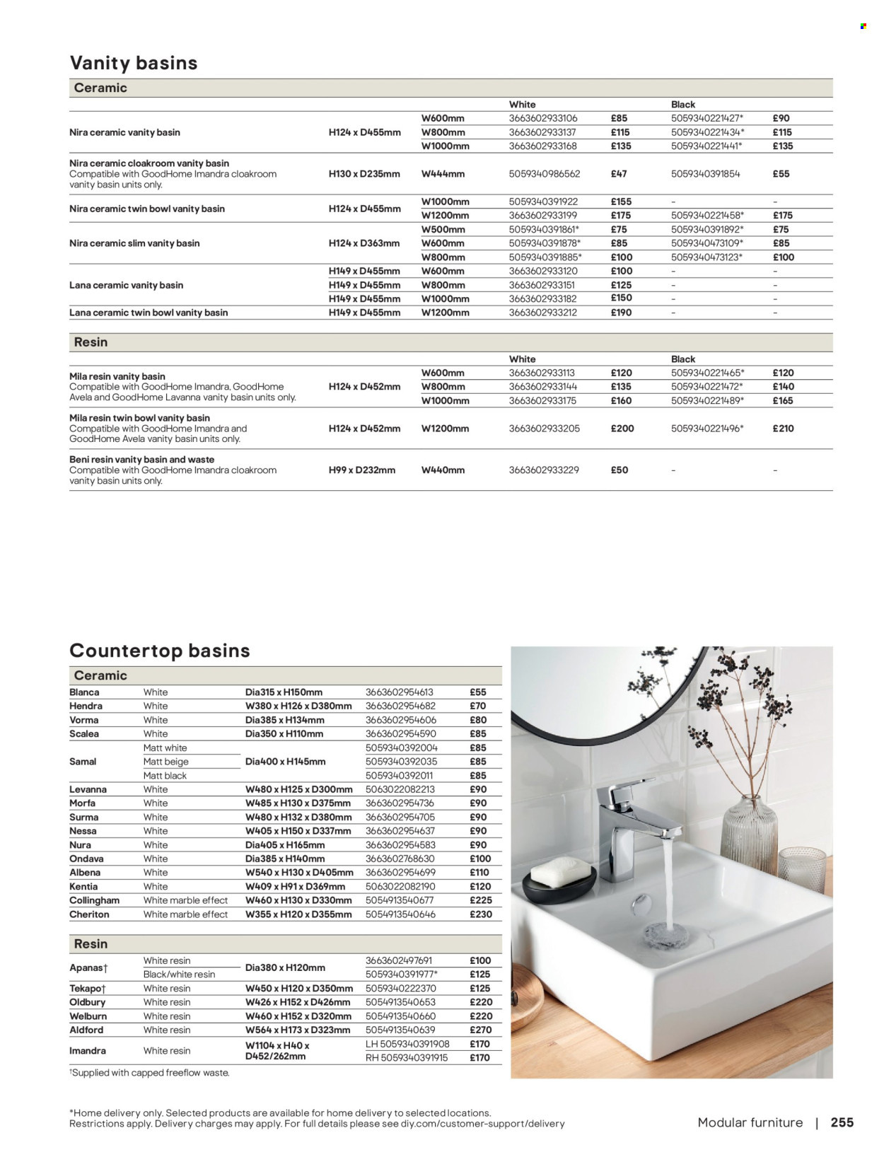 B&Q offer. Page 255